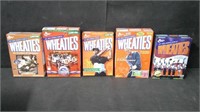 LOT OF 5 VINTAGE WHEATIES SPORTS BOXES