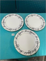 Department 56 Bon Appetite Plates