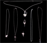 Sterling Silver Necklaces, Chains & Pendants