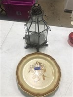 PLATE & CANDLE HOLDER