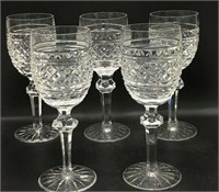 Set Of 5 Waterford Castletown Claret Glasses