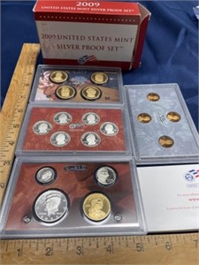 2009 US Mint Silver proof set. The dime, half