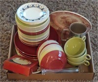 Various Plates, Mugs, Bowls, Etc