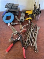 Wrenches, Hand drills, Pneumatic Brad Nailer and