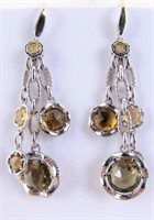 TACORI Sterling/18K Citrine Drop Earrings