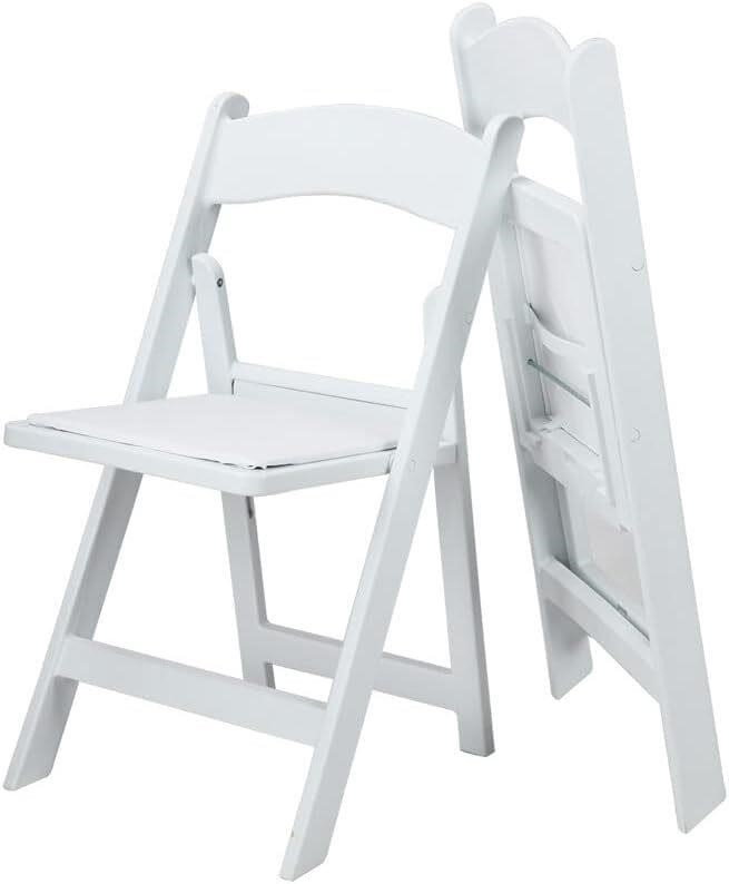 Resin Folding Chairs  white (4)