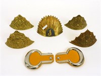 (4) British Front plate helmet trim from the Boer