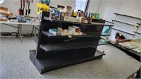 8' Of Double Sided Store Metal Shelving