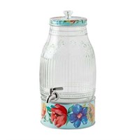 The Pioneer Woman Delaney 2-Gallon Glass Drink Dis