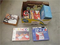 Large Box of Board Games & Bingo
