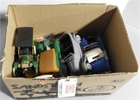 Lot #802 - Box of Die Cast model cars and Parts