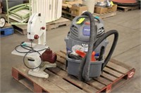 Contractors Shop Vac w/ Attachments and Band Saw
