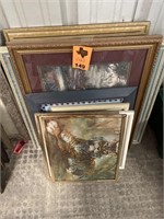 (12) Various Framed Wall Art and Paintings