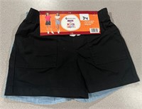 MM 7/8 Girl's Woven Shorts, 2pk