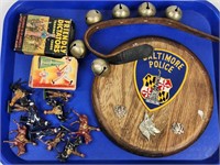 LEATHER BELLS, METAL SOLDIERS, BALTIMORE POLICE
