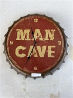 MAN CAVE CLOCK
