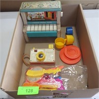 VINTAGE FISHER PRICE (& OTHERS) TOYS- NEED CLEANED