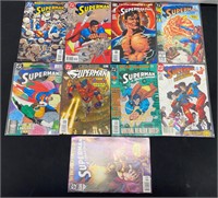 9 Mixed Superman Comics