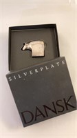 Dansk silver plate bear