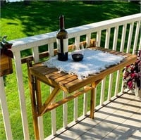 Outdoor Folding Balcony Table