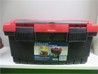 Keter Red & Black Tool Box with Tray