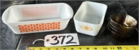 6 Pieces of Vintage Pyrex Dishes