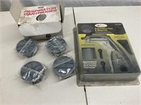 Auto test/brake bleed kit, respirator cartridges