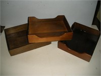 Dovetail Wood File Boxes