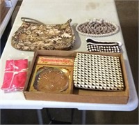 Lot of misc including decorative plate