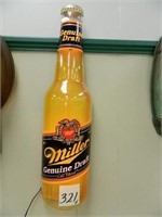 Miller Genuine Draft Bottle Lighted Sign