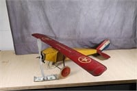 Rare Henry Katz Toys Big Boy Metal Monoplane # 337