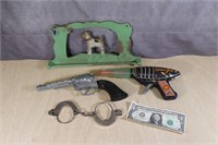 Lot Vintage Toys Space Jet Ray Gun Pony Boy Capgun