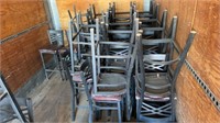 32 Bar Stools Used Condition with rips on seats