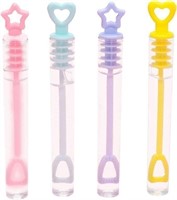 48PCS Bubble Wand Colorful Mini Bubble Wand Set