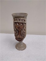 Decorative Queen pottery cup