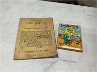 1949 El Paso Corn Festival Program Plus