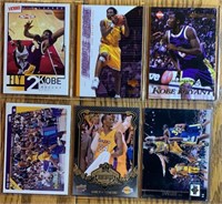 (6) NBA Kobe Bryant Cards