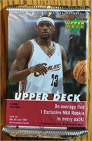 2005-06 Upper Deck Pack of Basketball Cards