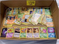FLAT W/ LARGE GROUP OF POKEMON CARDS, 1990'S TEAM