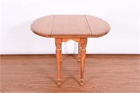 Vintage Beals Portland - Maine Oak Drop Leaf Table