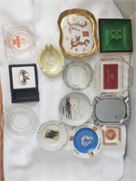 lot of assorted ashtrays