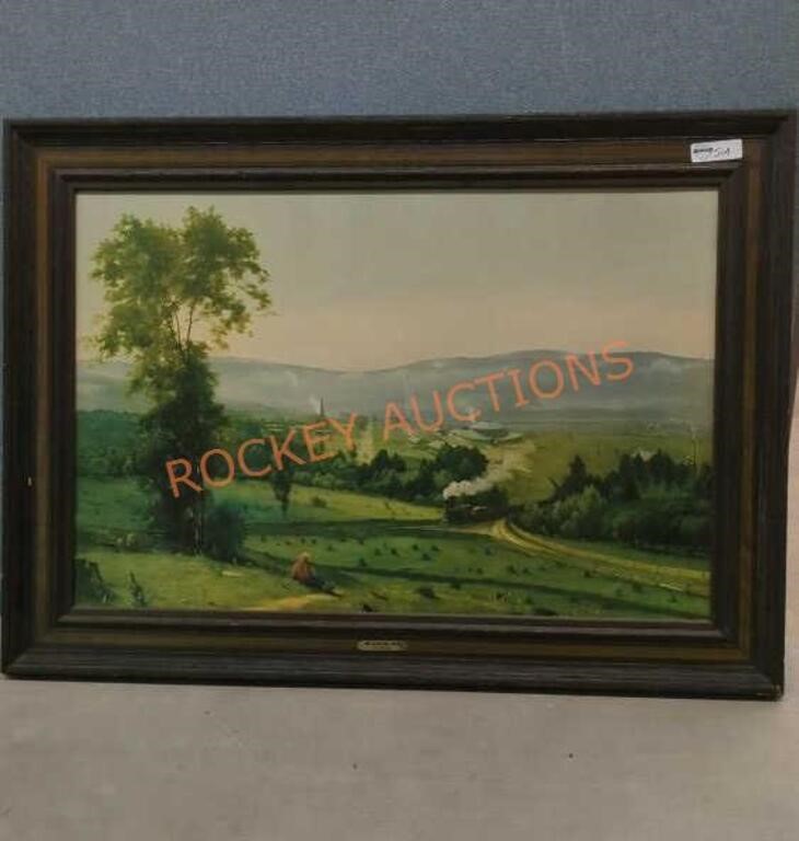 The Lackawanna Valley by G. Inness Framed art