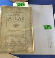1917 Collier & Son Encyclopedic Atlas And