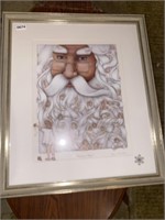"Christmas Angels" John Mahnic Painting,