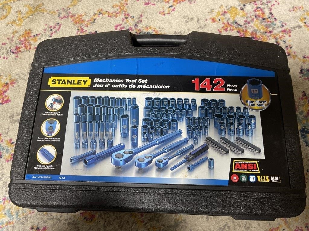 Stanley Mechanics Tool Set 142 Piece Is Missing On