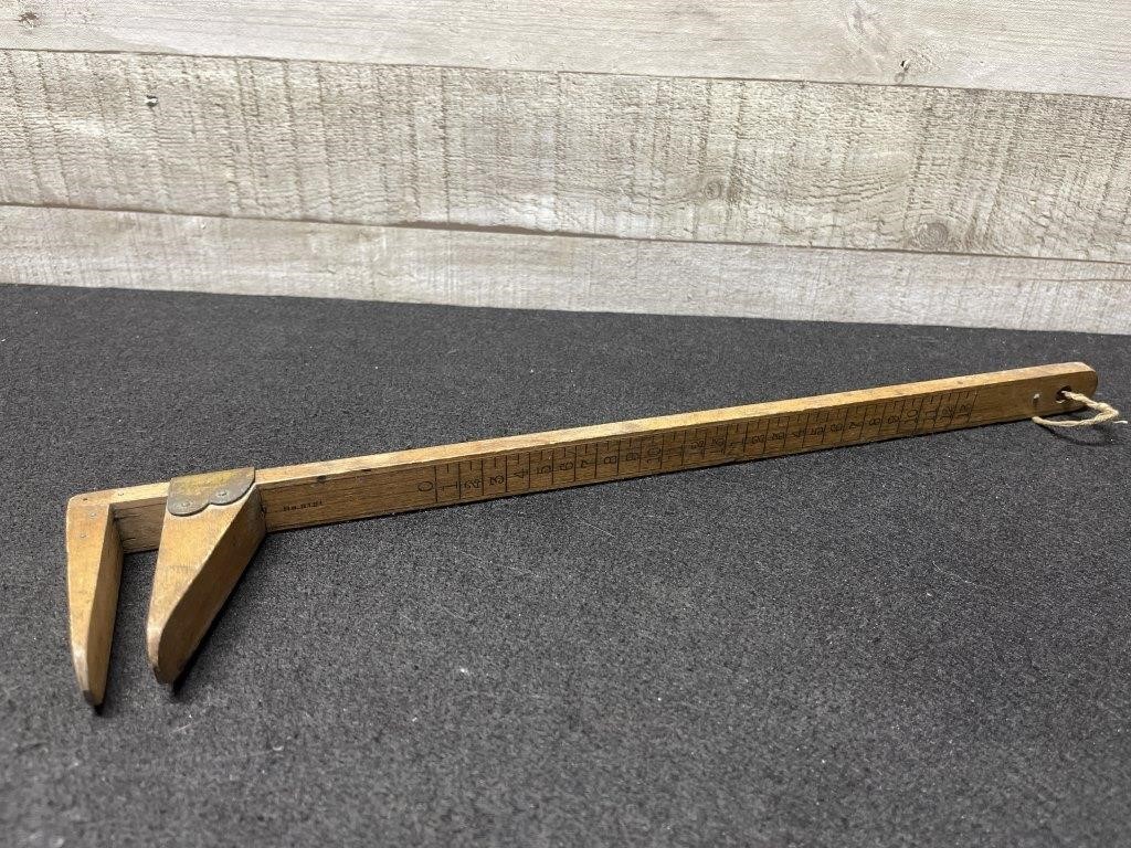 Lufkin Vintage Foot Sizer Wooden From A Shoe Store