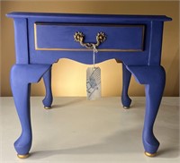 Napoleonic Blue End Table