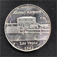 1/2 oz Fine Silver Round - Alamo Airport