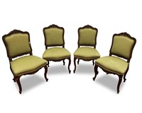 Set of Four French Louis XV Style Chairs,