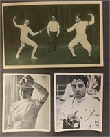 FENCING, Olympics: 9 x Antique Tobacco Cards